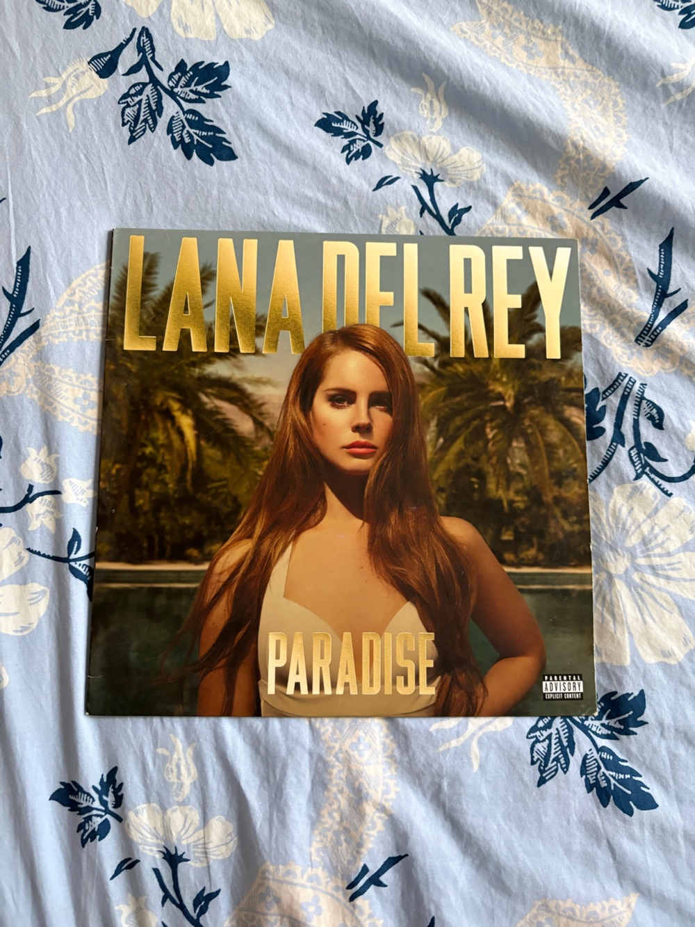 Lana Del Rey "Paradise" Vinyl - Gold Lettering, Cream Cover